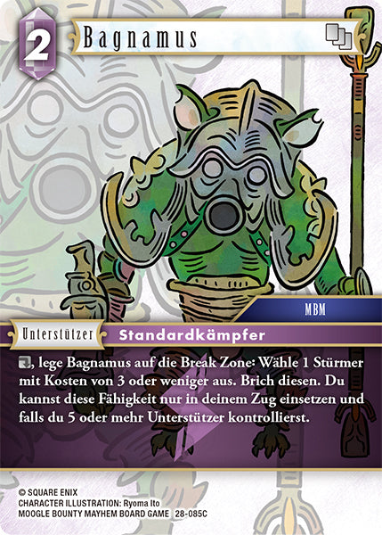 Final Fantasy Opus 28-085 C Bagnamus Blitz