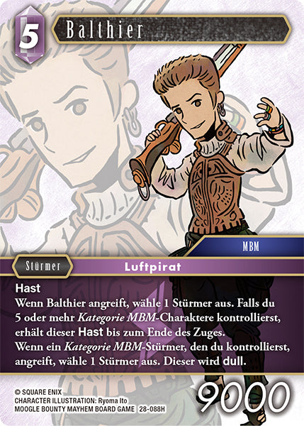 Final Fantasy Opus 28-088 H Balthier Blitz