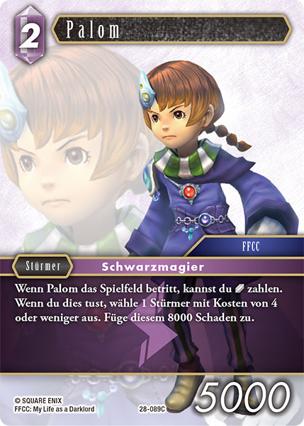 Final Fantasy Opus 28-089 C Palom Blitz
