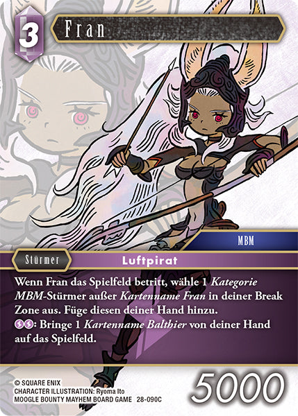 Final Fantasy Opus 28-090 C Fran Blitz