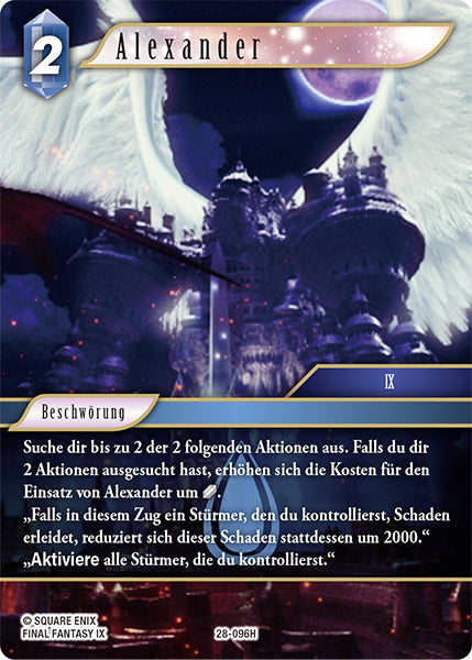 Final Fantasy Opus 28-096 H Alexander Wasser