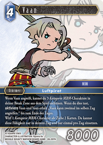 Final Fantasy Opus 28-097 H Vaan Wasser