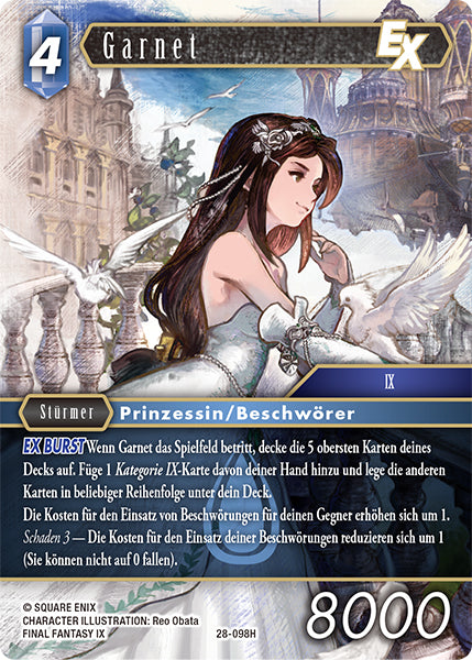 Final Fantasy Opus 28-098 H Garnet Wasser