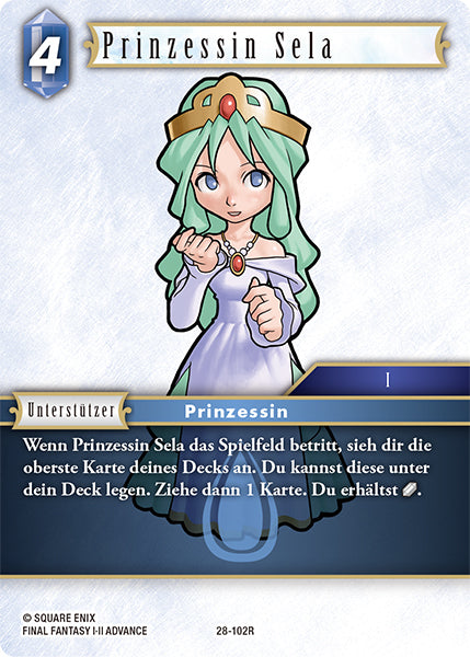 Final Fantasy Opus 28-102 R Prinzessin Sela Wasser