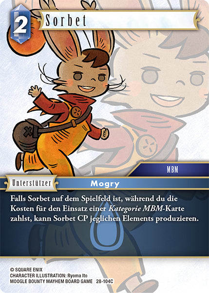 Final Fantasy Opus 28-104 C Sorbet Wasser