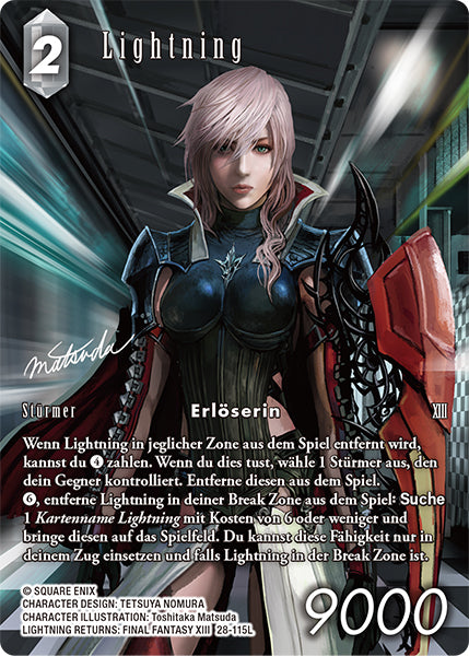 Final Fantasy Opus 28-115 L Lightning Licht