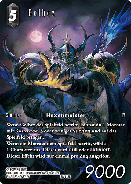 Final Fantasy Opus 28-118 L Golbez Dunkelheit