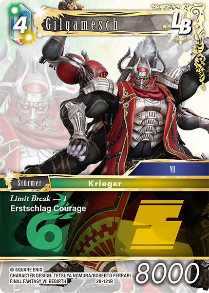 Final Fantasy Opus 28-121 R Gilgamesch LB Wind/Erde