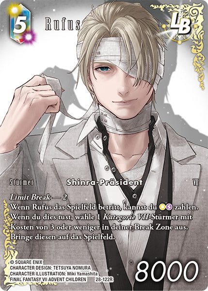 Final Fantasy Opus 28-122 R Rufus LB Erde/Blitz