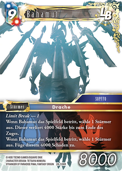Final Fantasy Opus 28-124 R Bahamut LB Wasser/Feuer