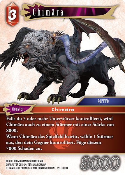 Final Fantasy Opus 29-003 R Chimära Feuer
