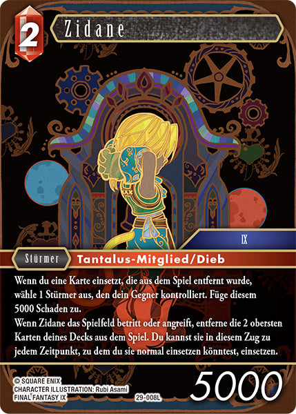 Final Fantasy Opus 29-008 L Zidane Feuer