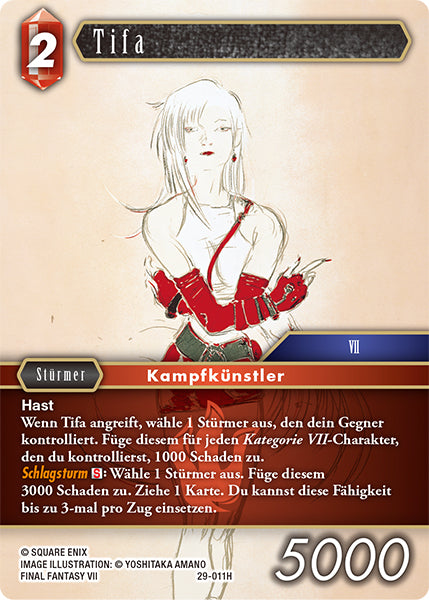 Final Fantasy Opus 29-011 H Tifa Feuer
