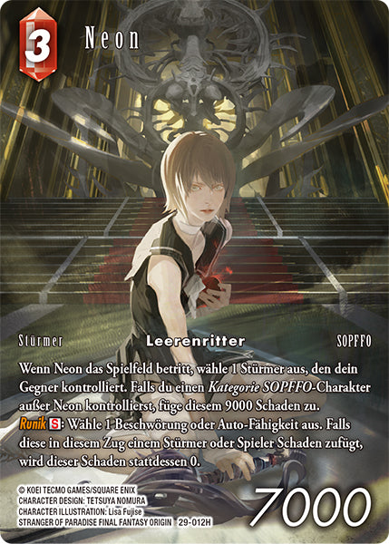 Final Fantasy Opus 29-012 H Neon Feuer