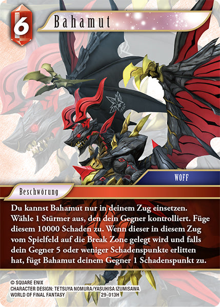 Final Fantasy Opus 29-013 H Bahamut Feuer