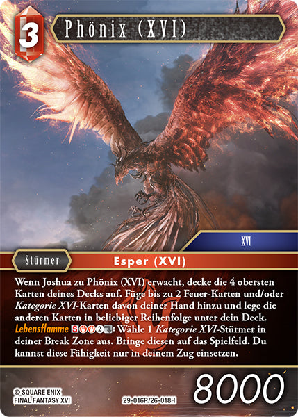 Final Fantasy Opus 29-016 R Phönix (XVI) Feuer
