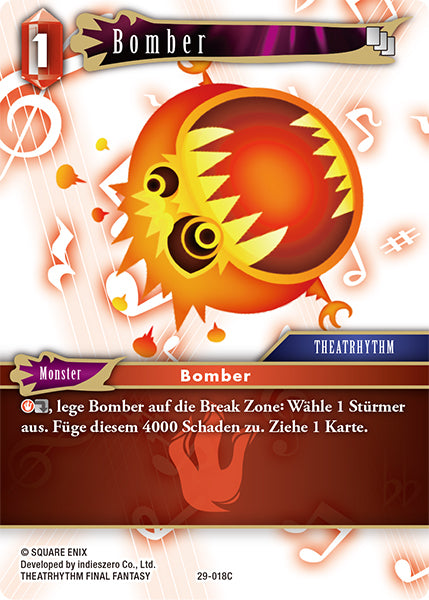 Final Fantasy Opus 29-018 C Bomber Feuer