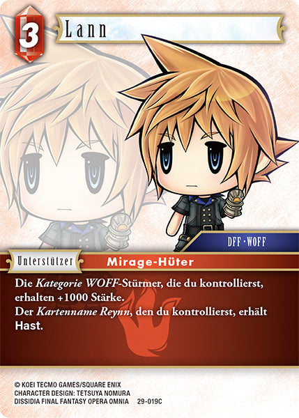 Final Fantasy Opus 29-019 C Lann Feuer