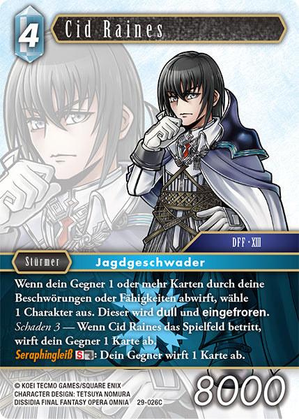 Final Fantasy Opus 29-026 C Cid Raines Eis