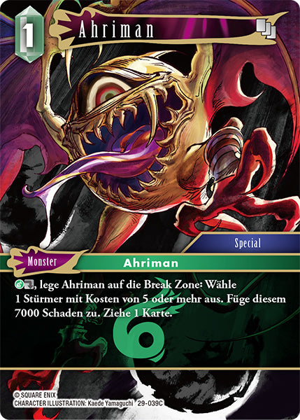 Final Fantasy Opus 29-039 C Ahriman Wind