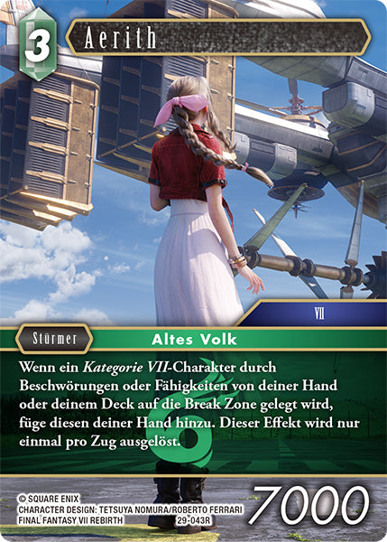 Final Fantasy Opus 29-043 R Aerith Wind