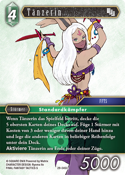 Final Fantasy Opus 29-045 C Tänzerin Wind