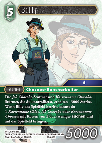 Final Fantasy Opus 29-048 C Billy Wind