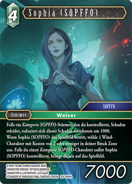 Final Fantasy Opus 29-049 H Sophia (SOPFFO) Wind