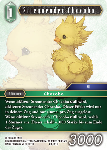 Final Fantasy Opus 29-051 C Streunender Chocobo Wind
