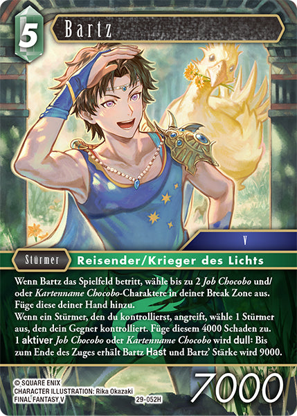 Final Fantasy Opus 29-052 H Bartz Wind