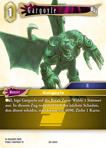 Final Fantasy Opus 29-064 C Gargoyle Erde