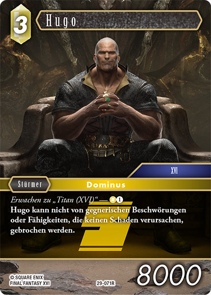 Final Fantasy Opus 29-071 R Hugo Erde