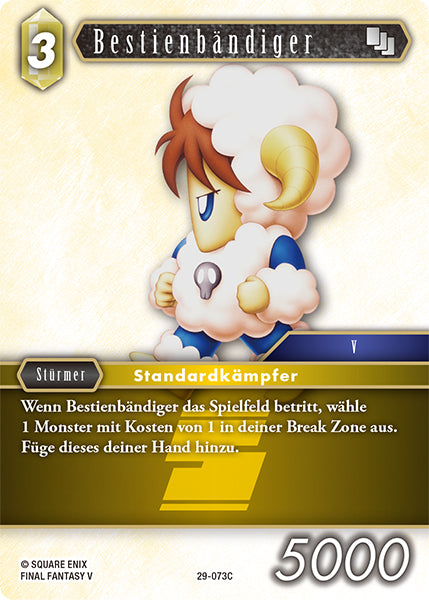 Final Fantasy Opus 29-073 C Bestienbändiger Erde
