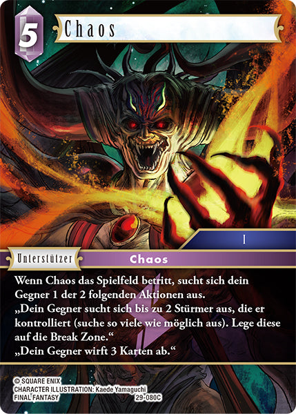 Final Fantasy Opus 29-080 C Chaos Blitz