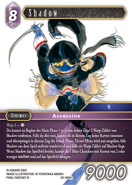 Final Fantasy Opus 29-086 H Shadow Blitz