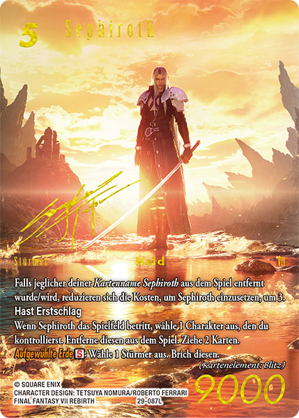 Final Fantasy Opus 29-087 L Sephiroth Blitz
