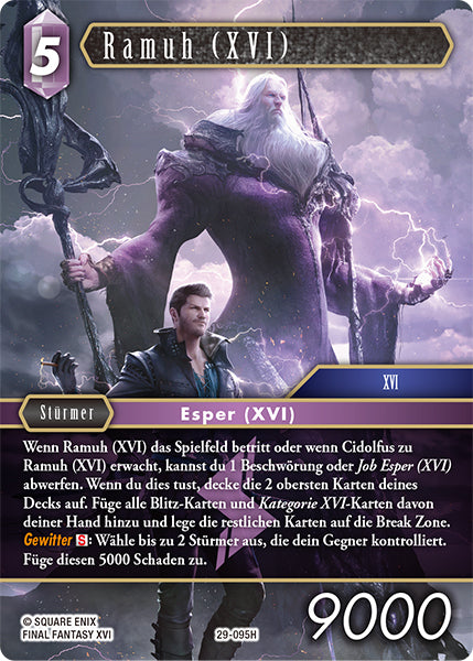Final Fantasy Opus 29-095 H Ramuh (XVI) Blitz