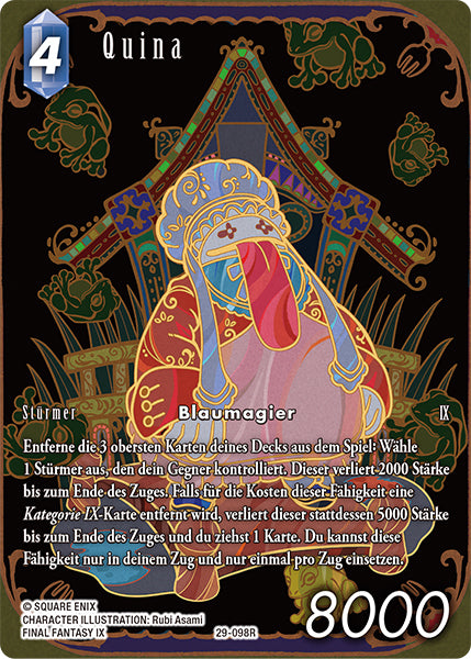 Final Fantasy Opus 29-098 R Quina Wasser