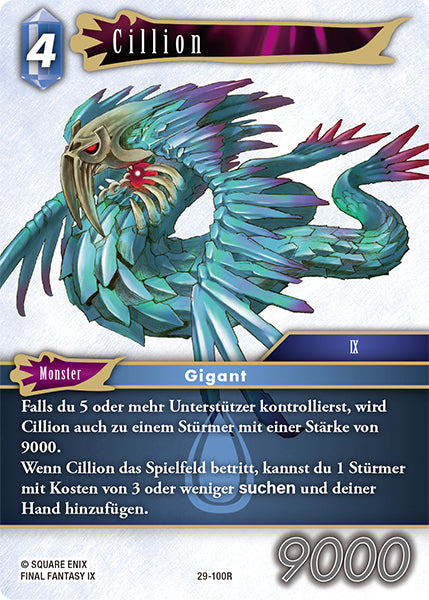 Final Fantasy Opus 29-100 R Cillion Wasser