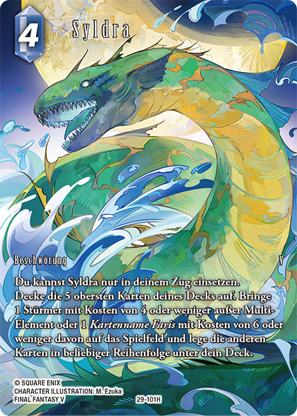 Final Fantasy Opus 29-101 H Syldra Wasser