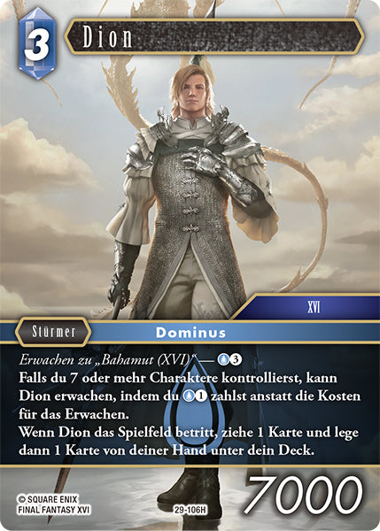 Final Fantasy Opus 29-106 H Dion Wasser