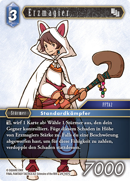 Final Fantasy Opus 29-107 C Erzmagier Wasser