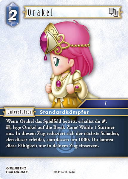 Final Fantasy Opus 29-111 C Orakel Wasser