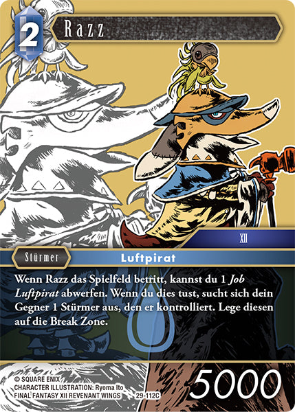Final Fantasy Opus 29-112 C Razz Wasser