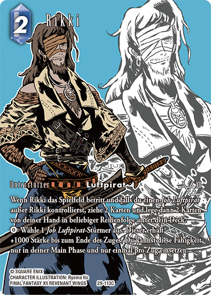 Final Fantasy Opus 29-113 C Rikki Wasser
