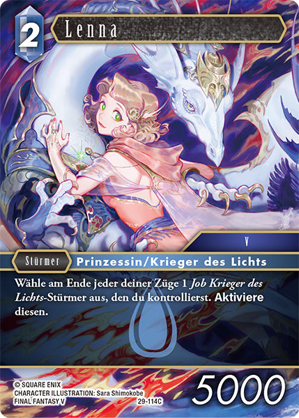 Final Fantasy Opus 29-114 C Lenna Wasser