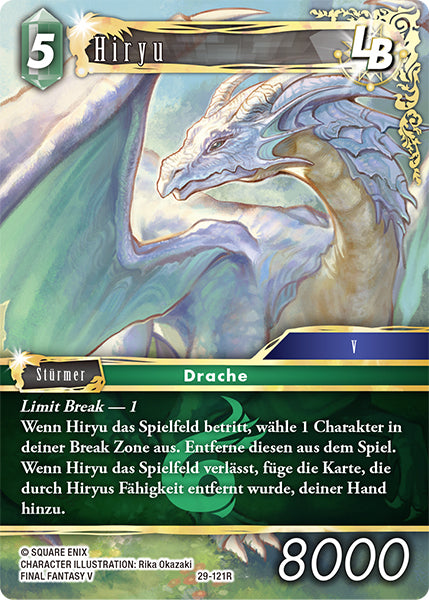 Final Fantasy Opus 29-121 R Hiryu LB Wind