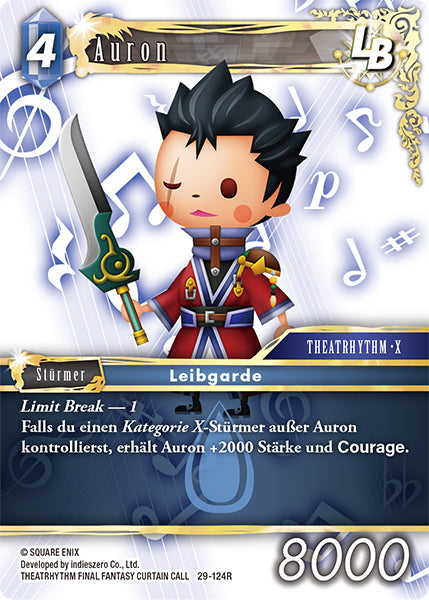 Final Fantasy Opus 29-124 R Auron LB Wasser