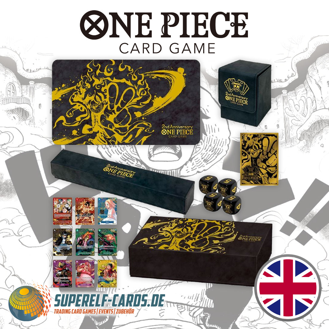 One Piece Card Game - Japanese 2nd Anniversary Set - Englisch