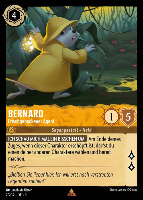 Lorcana Die Tintenlande 3-002 R Bernard Bernstein